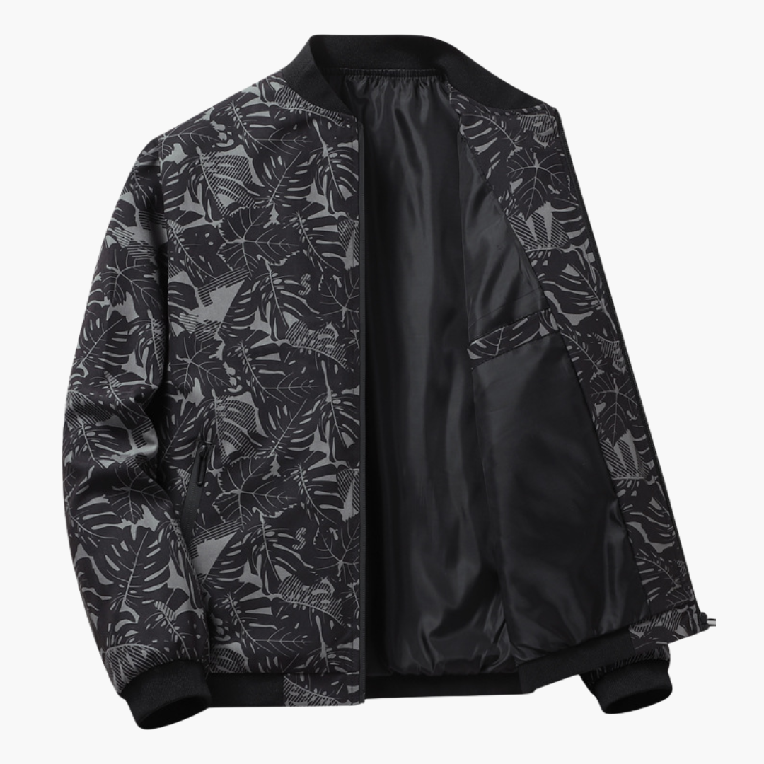 Daniel Patterned Bomber Jacket