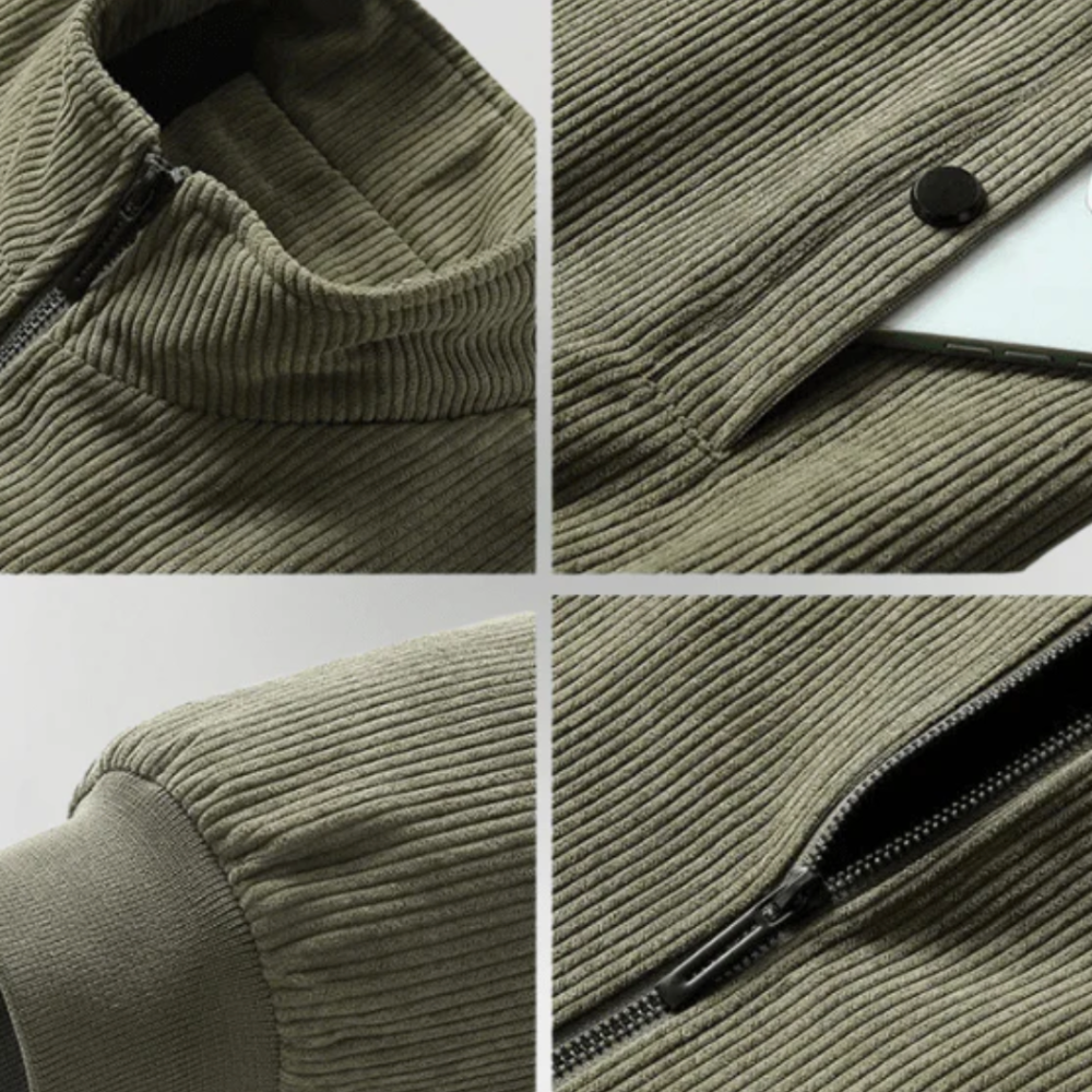 Liam Velvet Jacket with Fur Lining