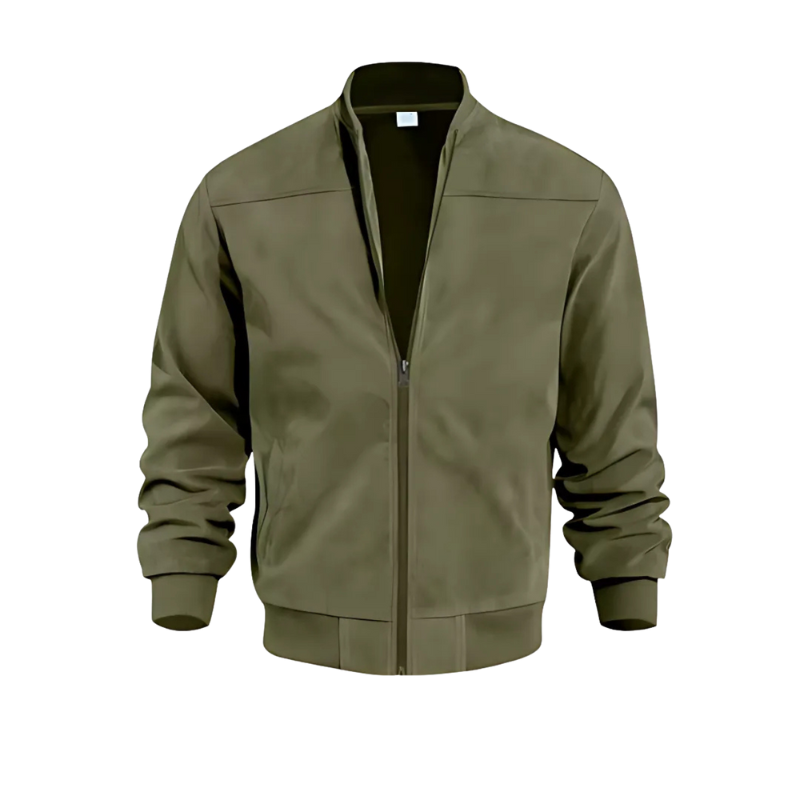 Elias Suede Look Bomber Jacket