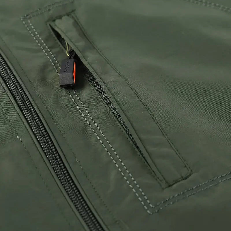 Isaac Hooded Zip-Up Lightweight Windbreaker Jacket