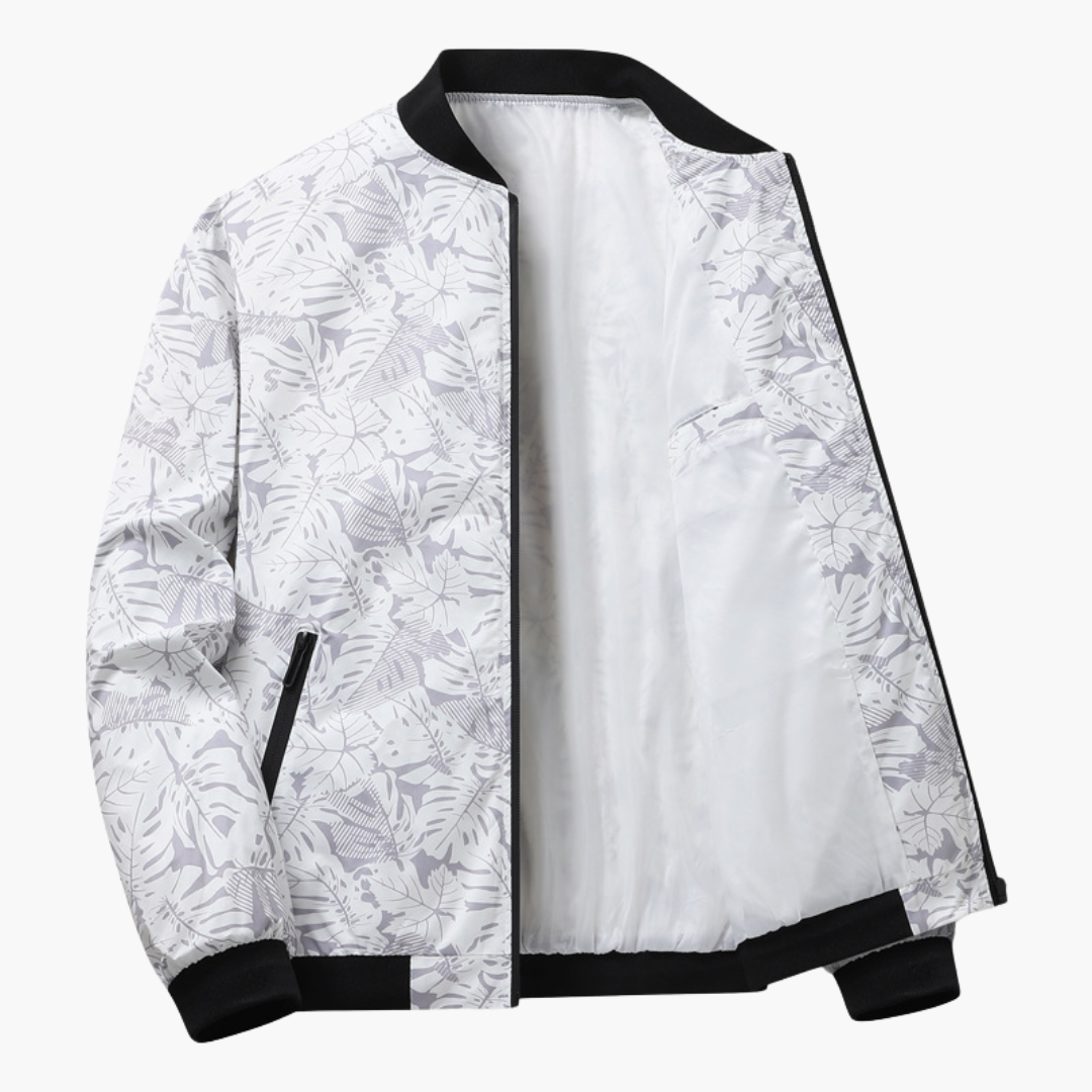 Daniel Patterned Bomber Jacket