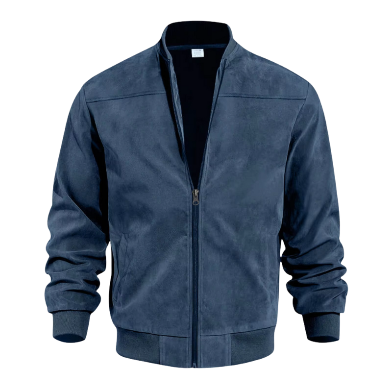 Elias Suede Look Bomber Jacket