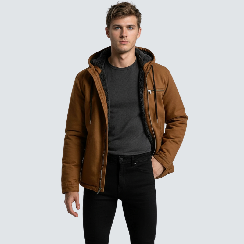 Jonas Warm Work Jacket with fur lining