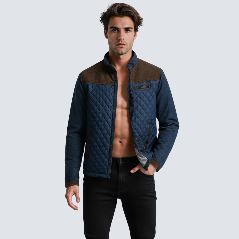 Victor Padded Shoulder Detail Men's Jacket