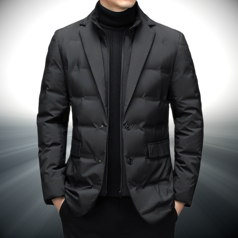 Daniel Single Breasted Puffer Blazer Jacket