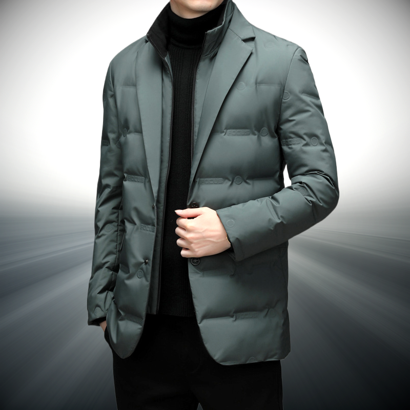 Daniel Single Breasted Puffer Blazer Jacket